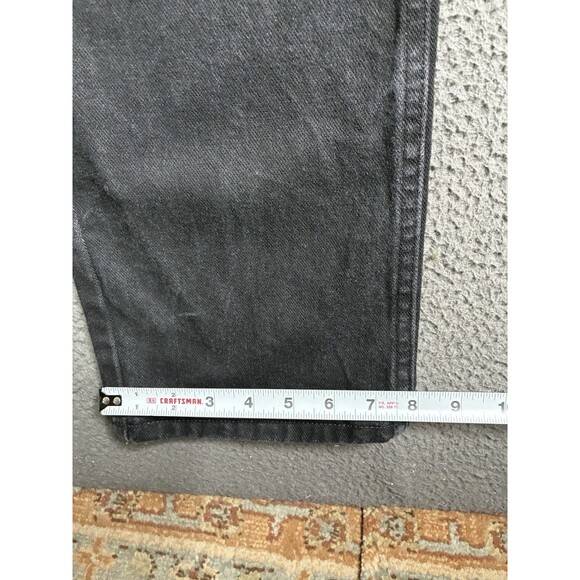 Vintage Wrangler Jeans Mens 30x34 Black Denim 933SEWK Western Cowboy Dark 14340 - Picture 8 of 15